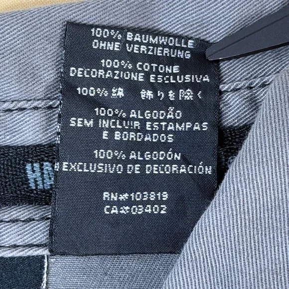 Harley-Davidson Men's XL Shirt Gray ShortSleeve Button Up Embroidered Eagle Back - Picture 8 of 10